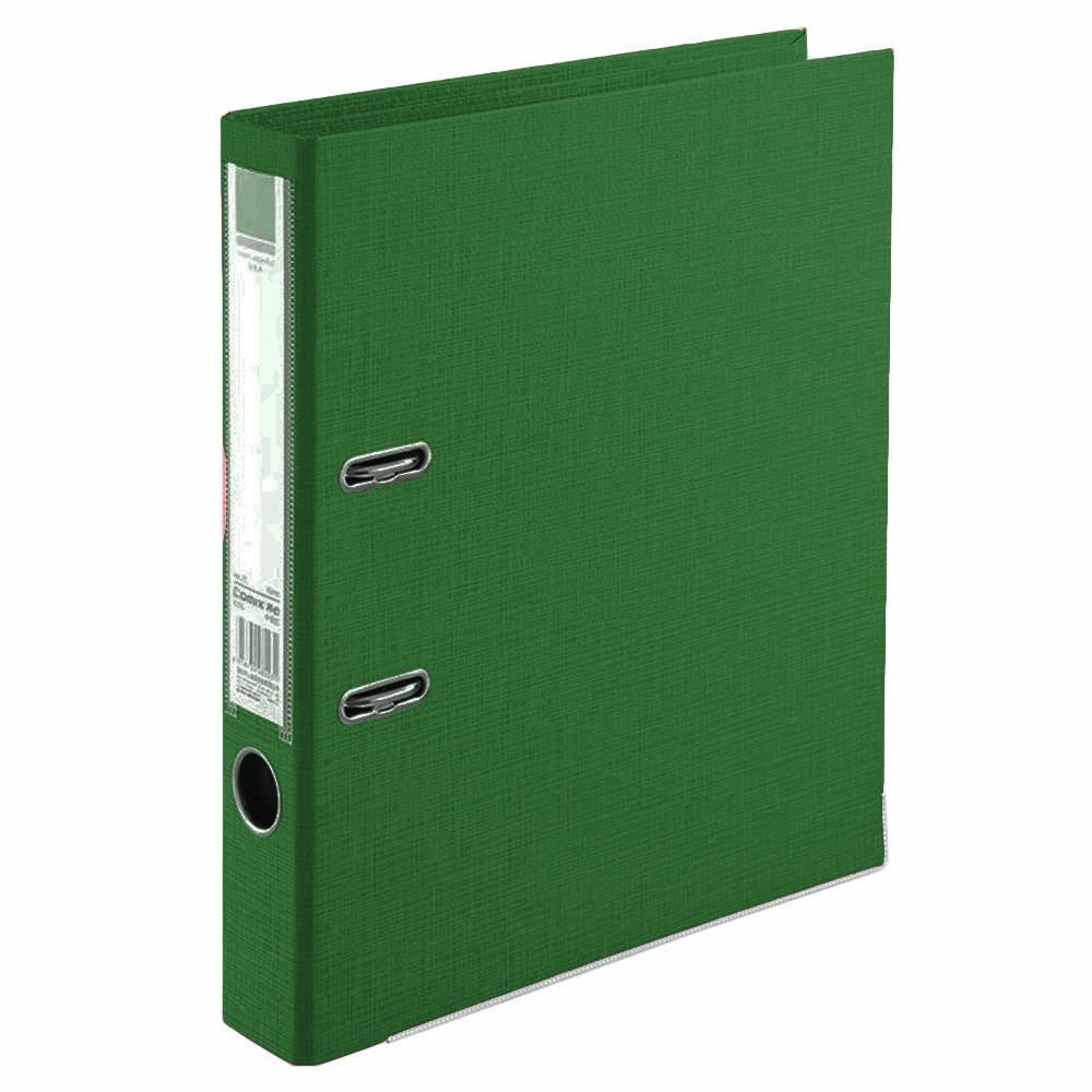 Папка-реєстратор А4, 50 мм, PP, двостороння, зелена Comix (A305-G)